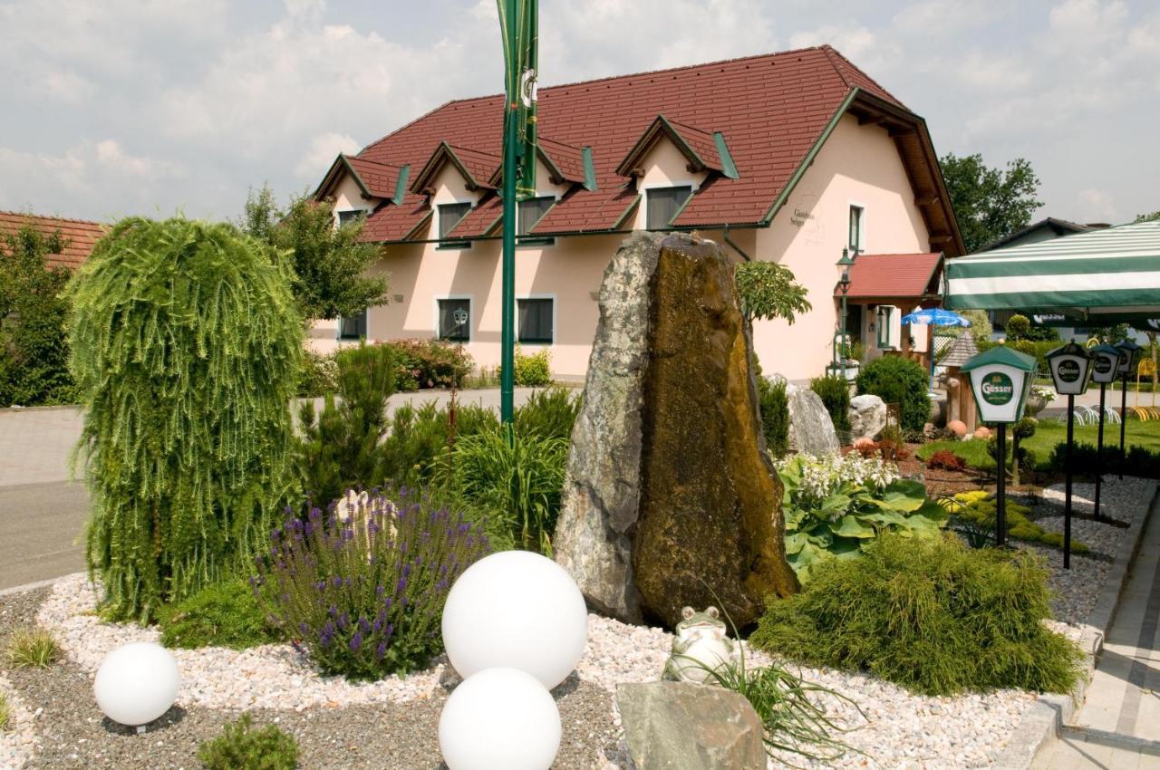 Restaurant Gaestehaus Seiger Sankt Lorenzen bei Knittelfeld Eksteriør bilde